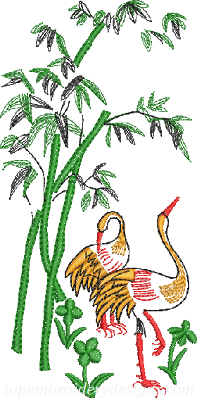 crane bamboo